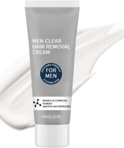 Crema Depilatoria para Hombres , de Acción Rápida y Calmante | Depilador Corporal Refrescante para Piel Grasa, Seca y Sensible en Cuerpo, Pecho, Espalda, Piernas, Brazos, Manos y Pies