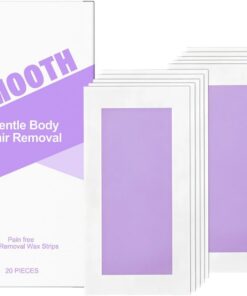 Tiras Depilatorias 20 Piezas de Herramienta para Eliminación de Corporal | Tiras de para Depilación de Axilas para Mujeres y Hombres Rostro Barbilla Bikini Brazos Piernas Axilas