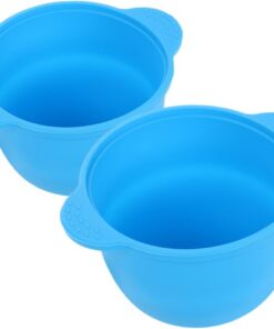 VALICLUD 2piezas Cuenco De Silicona Para Mascarillas De Cera Recipiente Reutilizable Repuesto Para Calentador De Cera Uso Depilación Facial