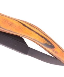 Maquinilla de Afeitar Plegable Mango de Madera y Hoja de Acero Inoxidable para Hombres y Mujeres