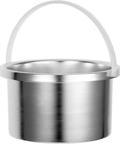 ULTECHNOVO Bandeja de Repuesto para Calentador de Cera de 500ml en Aleación de Aluminio, Fácil de Limpiar y Duradera para Depilación Crisol de Cera