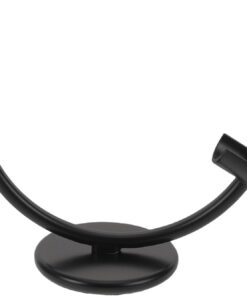 GANAZONO Soporte para Maquinilla de Afeitar Manual Negro Organizador Estable y Resistente para Barba Base de Secado Rápido y Protección Anticaídas para Baño