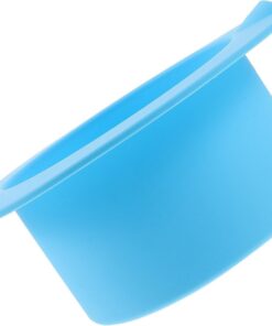 Ciieeo Recipiente Interior de Silicona Azul para Derretir Cera Buena Resistencia al Calor y Fácil de Transportar para Depilación Profesional