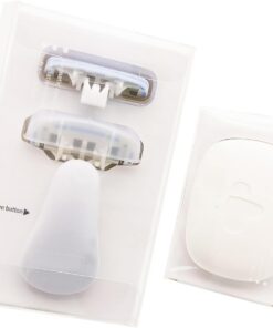Paquete de 1 removedor de pelo para mujer, apto para viajes, reduce el tiempo de afeitado, 40 % fácil de limpiar, función de afeitado para mujeres