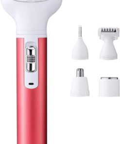 Ciieeo Depiladora de Material Desmontable Cabezal y de Aluminio Aleación Recargable USB Diseño Ergonómico Acero Inoxidable para Mujer para Vello Corporal y Facial