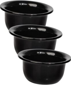 3 Cuencos de Afeitar Reutilizables para Hombres, Material Pp, Diseño Portátil y Elegante, Ideales para Uso Doméstico y Viajes