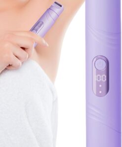 Afeitadora Eléctrica Para Mujer Doble Cabezal Pantalla LCD Digital Lavable | Afeitadora De Axilas Piernas Brazos Cara Bikini Axilas Íntimo Ducha Viaje