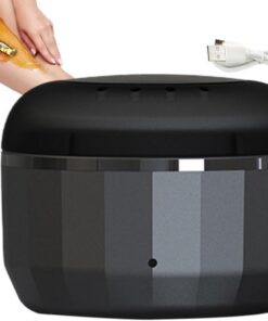 HLGKBY Mini Depiladora Derretida, Depiladora de Cera para Depilación, Depiladora Silenciosa de Larga Duración, Calentador de Cera para Cuello, Cara, Cuerpo, Barbilla, Espalda
