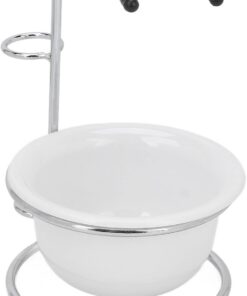 Kit de Brochas de Afeitar, Juego de Brochas de Afeitar, Juego de Cuencos con Soporte para Afeitar, Cuenco de Jabón de Afeitar Profesional, Soporte de Brocha de Afeitar, Kit de