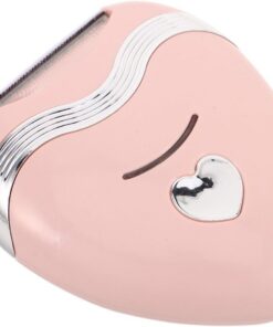 VALICLUD Afeitadora Recargable para Mujeres, Diseño Corazón, Uso Húmedo y Seco, Adecuado para Viajes
