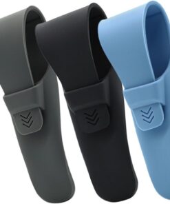 LIFKOME Protector de Maquinilla de Afeitar 3 Fundas de Goma Estuche Compacto para Viaje y Hogar Funda para Afeitadora Manual Almacenamiento Portátil Adecuado para Adultos Colores Múltiples