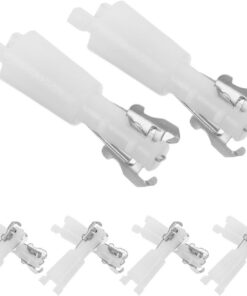 Happyyami 10 Piezas Cabezal de Repuesto para Maquinillas Eléctricas de Nariz y Orejas, Material Plástico y Acero, Corte y Lavado Rápido, Color Plata
