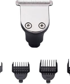 2piezas Cabezal De Recambio Metálico Para Recortadora De Barba Eléctrica Accesorio Compatible Afeitadoras De Tres Cabezales Incluye Clipper y Peines Reguladores Para Uso