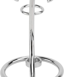 Hemobllo Maquinillas Estable Brochas y Afeitar Soporte de para de Doble Diseño en Aleación de Hierro Estilo Artístico Ordenado Hombre para Baño