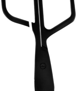 Tijeras para Recortar Vello Nasal Negras de Acero Inoxidable | Uso Diario, Limpieza Sencilla, Recorte de Cejas y Vello Nasal, Formato Práctico para Mujer y Hombre