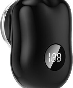 Máquina de Afeitar Eléctrica Recargable USB Inalámbrica Con Pantalla | Afeitadora Eléctrica Facial para Hombre Para Diario Viajes Gimnasio Ducha Barba Axilas Navidad Cumpleaños
