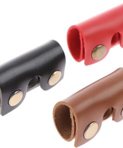 Funda de Cuero Compuesto para Cabezales de Afeitado 3piezas, Estuche para Guardar la Afeitadora Portátil y Ligera, Obsequio Día del Padre Adecuado para Hombres