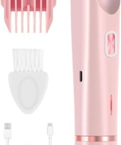 Afeitadora Eléctrica para Mujeres | Epilador De Depilación Con Cabezales | Dobles - Recortadora de Bikini de 400mAh,Para el Cuerpo, la Piel, las Piernas, las Axilas, la Belleza Íntima y el Viaje