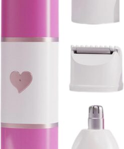 Afeitadora Eléctrica Recortadora Eléctrica Personal Portátil y Cortapelos | Recortadora De Corporal Rostro, Facial, Cuerpo, Piel, Piernas, Belleza, Viaje, Damas, Chicas
