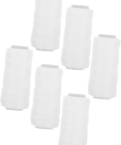 Hilos Depiladores Faciales de Algodón 6 Rollos para Depiladora de Hilo Depilación Precisa para Mujer Uso Facial y Cejas para Máquina Depiladora