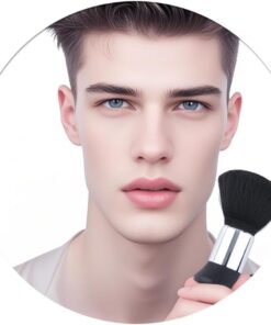 Brocha de afeitar negra para hombres, papá, abuelo, para cuello, esposo, novio, barba, accesorios de peluquería, cepillos de afeitado, 5.6 x 1.8 pulgadas
