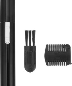 SHINEOFI Recortador Eléctrico de Cejas para Recortar y Dar Forma Cejas Lugar Peine y Cepillo para Mujer Afeitadora Facial Portátil de Aluminio