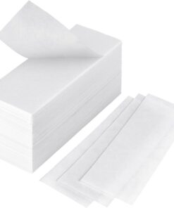 160 tiras de cera depiladora para hombres y mujeres, resistentes al desgarro, no tejidas, no tejidas, para depilación en la cara, cuerpo, piernas, 160 unidades