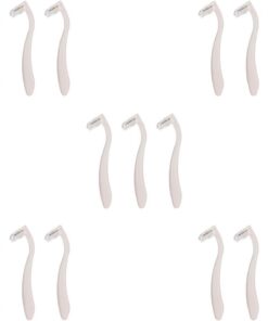 Happyyami 15 Piezas Afeitadora Manual para Mujer Kit de Recortador de Cuerpo Compacto para Axilas y Piernas Afeitadora Multiusos para y