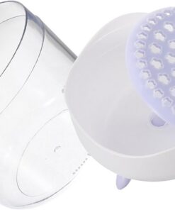 Espumador Limpiador Facial Manual de Plástico Transparente | Gel de Ducha y Crema de Afeitar, Uso en Baño y Viaje, Diseño Portátil de Fácil Manejo