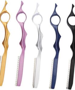 VALICLUD Afeitadora Para El Cabello Maquinilla De Corte Para Texturizar Portátil y Para Peluquería Dorada