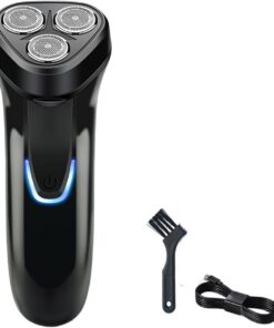 Afeitadora eléctrica pequeña multiusos eficiente recargable herramienta de depilación portátil recortadora de barba para hombres, uso de viaje, afeitadora eléctrica recargable
