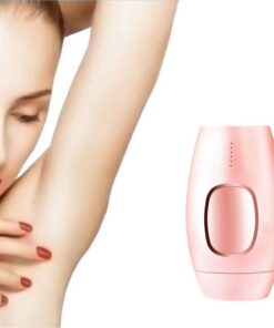 Depilación láser para Mujeres, depilación Permanente sin Dolor IPL, 600,000 Flashes en casa depiladora en línea de Bikini, piernas, Brazos, Axilas,Rosado