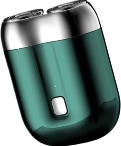 Afeitadora eléctrica portátil de bolsillo para hombres, afeitadora de barba, recargable, para viajes, hogar, afeitado rápido de barba