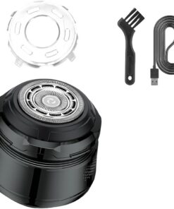 Maquinilla de afeitar eléctrica para viajes, impermeable, recargable, herramienta de afeitado rápido para uso multifuncional