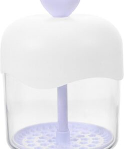 Ciieeo Herramienta Portátil de Plástico para Hacer Espuma Facial y Crema de Afeitar, Limpiador Manual Rápido y Transparente Adecuado para Baño y Viajes