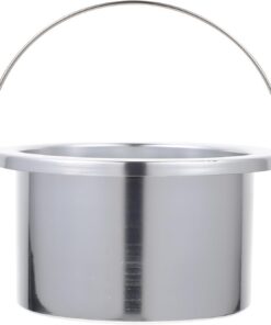 Ciieeo Olla Interior para Derretir Cera de Aluminio 100mm, Recipiente Antiadherente para Calentador de Cera, Accesorio Práctico para Depilación Profesional