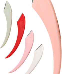 Cuchilla De Cejas Portátil Reutilizable Perfilador Recortador | Kit Manual De 5 Piezas Para Cejas Para Mujeres, Hombres, Adolescentes, Diario, Viajes, Oficina, Hogar Y Salón