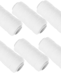 Happyyami Hilo Depilatorio Facial de Algodón Blanco para Depilación Delicada y Cómoda, 6 Piezas para Rutina de Belleza y Depilación de Cejas Eficaz