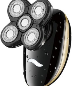 Afeitadora Material Plástico y Metal Rotativa Eléctrica para Hombres, Recargable y Lavable, Multifunción Diseño
