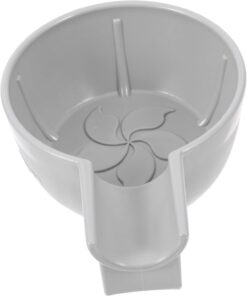 Tazón de Afeitar para Hombres Gris, Cuenco de Jabón de Afeitar Plástico Resistente y Compacto, Recipiente Pequeño Adecuado para Viaje y Uso Diario en Cuidado Personal