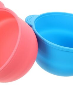 Ciieeo 2 Cuencos de Silicona para Depilación Cera, Capacidad Grande y Escala Precisa, Aptos para Eliminar Vello Facial y Nasal en Casa Color Aleatorio