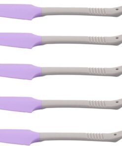 Hemobllo Espátulas de Silicona para Depilación 5piezas, Fácil Limpieza y Almacenamiento, Herramienta Profesional para Cuidado Diario Piel