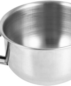 GOTOTOP Tazón de afeitar, taza de jabón de afeitar de metal de acero inoxidable, taza de afeitar, herramienta de espuma de limpieza, cuenco de espuma para afeitar, cuenco para hombre