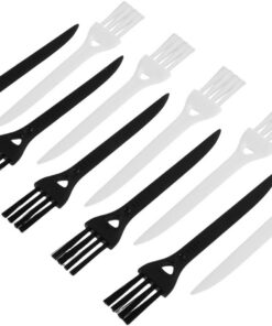 STOBAZA Cepillo Estrecho para Grietas de Plástico 10 Piezas para Limpieza Delicada y Resistente de Afeitadoras Eléctricas y Herramientas de Limpieza Hogar