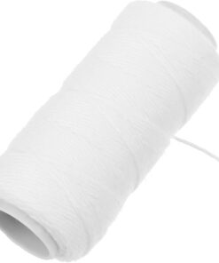 VICASKY Hilo para Depilar Cejas Algodón Fácil de Usar, Herramienta Versátil para Depilación Facial Mentón en Mujeres, Dispositivo Manual Blanco