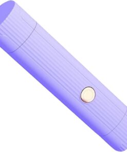 Afeitadora eléctrica - cortador de pelo húmedo púrpura, y portátil para el cuerpo con batería recargable y afeitado, peluquero depilador con diseño compacto para