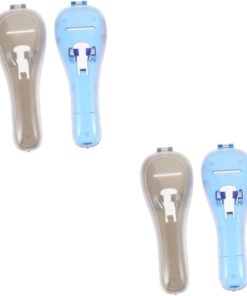 4piezas Estuche De Afeitar Portátil Funda De Almacenamiento Para Maquinillas De Afeitar Protección y Organizador De Viaje
