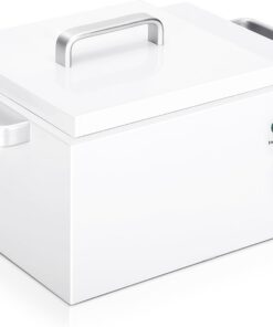 Calentador de cera profesional de 5.5 libras para depilación, calefacción eléctrica de cera, con control de temperatura de 0 a 120 °C, bote de cera grande de parafina, equipo de salón de spa, salón de
