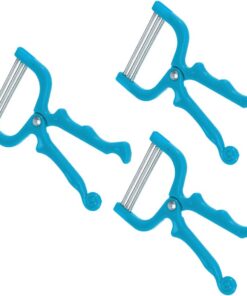 9piezas Removedor De Vello Facial Manual Depilador Portátil Para Cuidado Piel Herramienta De Belleza Eficaz Azul