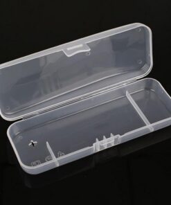 1 caja de afeitar transparente blanca para maquinilla de afeitar, protector de maquinilla de afeitar, caja de plástico, contenedor de almacenamiento para sistema de maquinilla de afeitar manual
